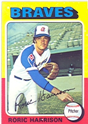 1975 Topps Mini Baseball Cards      287     Roric Harrison